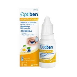 Optiben Alivio de la Irritación Ocular – Colirio natural con Camomila y Aciano