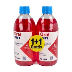 Oralkin Duplo Enjuague Bucal 2×500 ml – Antiséptico para higiene diaria