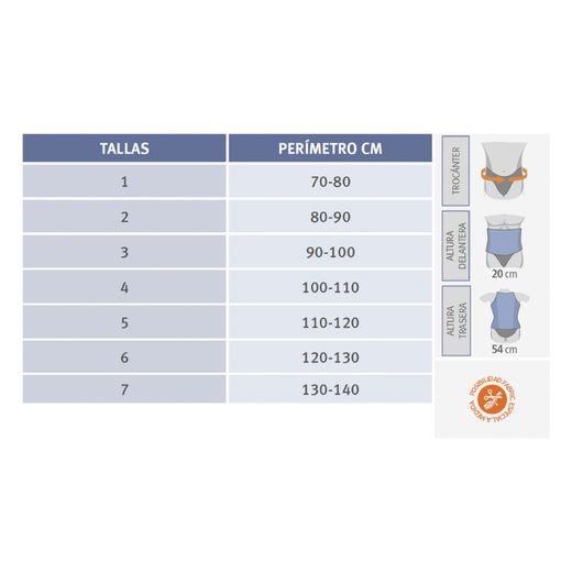 Orliman Faja Lumbitron Dorsolumbar Semirígida