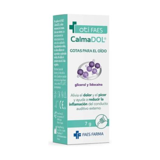 Otifaes Calmadol Gotas de Oído 7 g – Alivio del dolor y molestias del oído