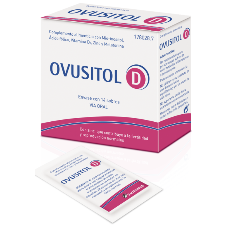 Ovusitol 14 Sobres – Inositol + Ácido Fólico apoyo en Fertilidad Femenina