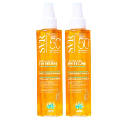 PACK 2 Unidades SVR Sun Secure Eau Solaire SPF50+ 200ML