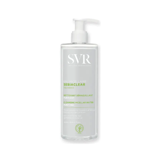 Pack Neteja Pell Greix SVR — Sébiclear Gel Moussant + Aigua Micelar