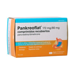 Pankreoflat Grageas 50 Comprimits