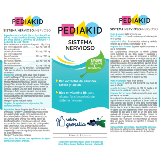 Pediakid Sistema Nerviós 125ml – per a nens Nerviosos i Inquiets