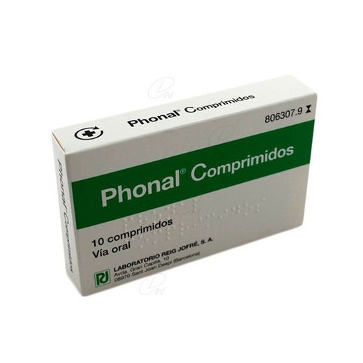 Phonal Comprimidos 10 Comprimidos