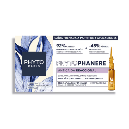 Phytophanere Ampollas Anticaída Reaccional Mujer 12 ampollas