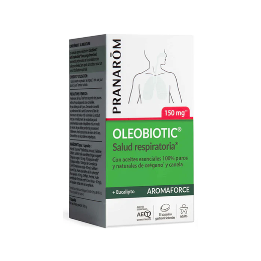 Pranarôm Oleobiotic® Salud Respiratoria 15ud – Aceites esenciales