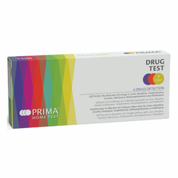 Prima Lab Drug Test 1 unidad – Autodiagnóstico para 6 Drogas en Orina