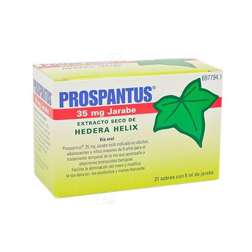 Prospantus 35 Mg Jarabe 21 Sobres De 5 Ml