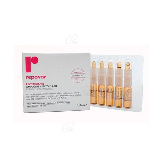 Repavar Revitalizante Efecto Flash 5 Ampollas