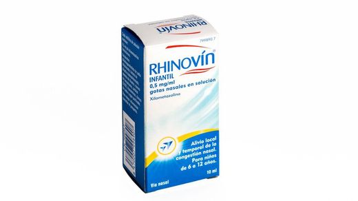 Rhinovin Infantil 05 Mgml Gotas Nasales En Solucion 1 Frasco De 10 Ml