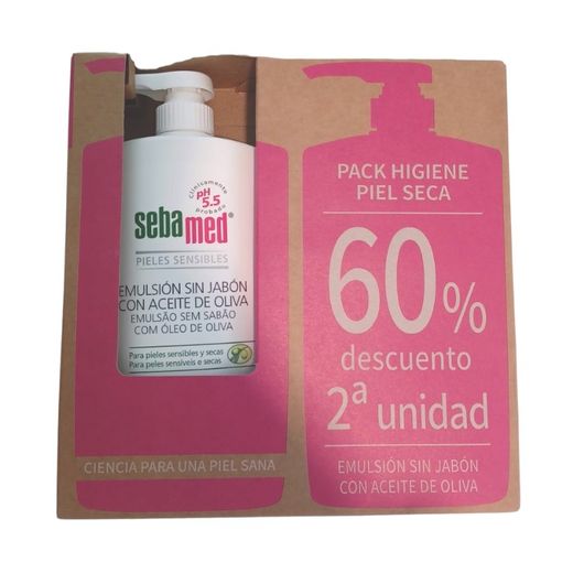 Sebamed Emulsión sin Jabón con Aceite de Oliva 2a unidad al 60%