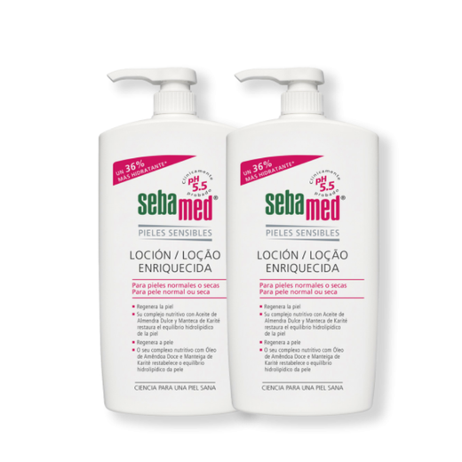 Sebamed Pack Locion Enriquecida Hidratante 2x750ml