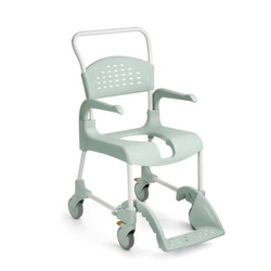 Silla de Ducha y WC Clean con ruedas y abertura delantera AD828D