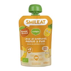 Smileat Pouch de leche de almendras, mango y piña 100gr