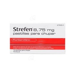 Strefen 875 Mg Pastilles Per a Xuclar Sabor Mel I Limon 16 Pastilles