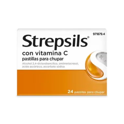 Strepsils Con Vitamina C Pastillas Para Chupar 24 Pastillas