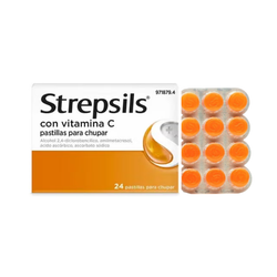 Strepsils Con Vitamina C Pastillas Para Chupar 24 Pastillas