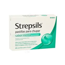 Strepsils Pastillas Para Chupar Sabor Menta 24 Pastillas