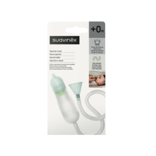 Suavinex Aspirador Nasal para bebés – Limpieza suave y eficaz