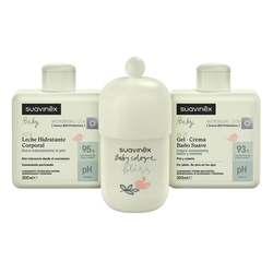 Suavinex Baby Cologne Bliss Set – Colonia + Leche Hidratante + Gel-Crema