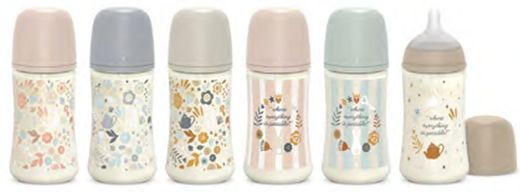 Suavinex Biberon Premium 3 Posicions Silicona 270 Ml