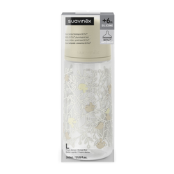 Suavinex Biberon Prints Tetina Fisiologica Sx Pro Flujo Denso 360ml