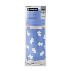 Suavinex Biberon Prints Tetina Fisiologica Sx Pro Flujo Denso 360ml