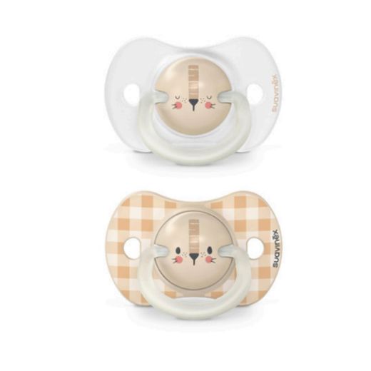 Suavinex Chupetes Nocturnos Silicona 0-6 meses