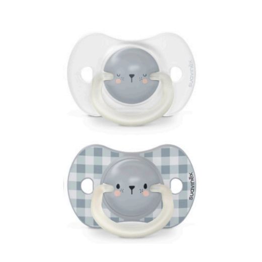 Suavinex Chupetes Nocturnos Silicona 0-6 meses