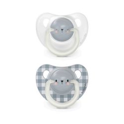 Suavinex Dos Chupetes Nocturnos Silicona 6-18 meses