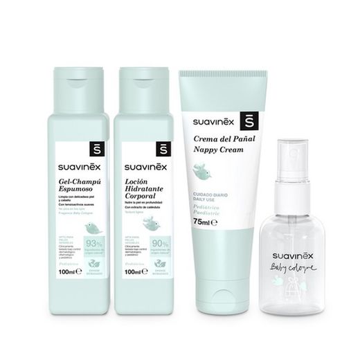 Suavinex Necesser De Tela Essential Set Rosa