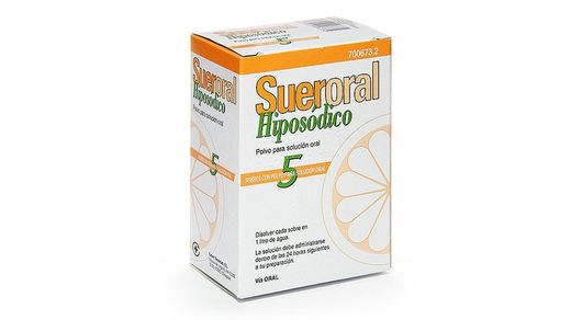 Sueroral Hiposodico 5 Sobres Polvo Solucion Oral