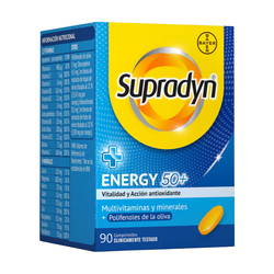 Supradyn Energy 50+ 90 Comprimidos – Energía y vitalidad