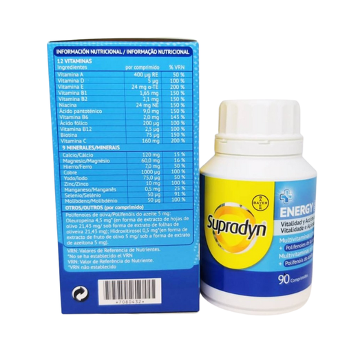 Supradyn Energy 50+ 90 Comprimits – Energia i vitalitat