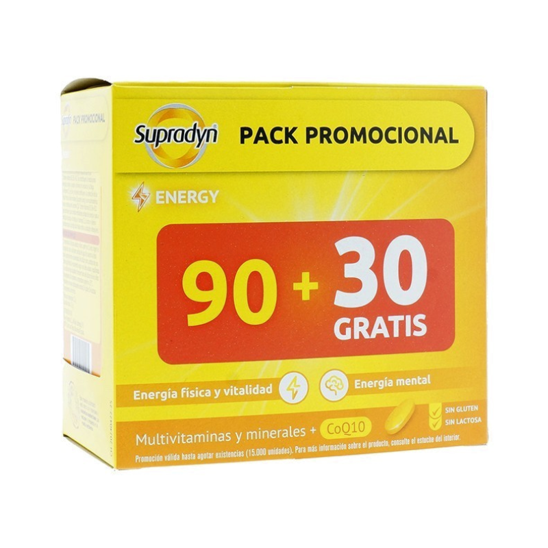 Supradyn Activo 90 + 30 Comprimidos – Energía y vitalidad