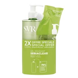 Svr Sebiaclear Gel Moussant Limpiador 400ml + Recarga 400ml