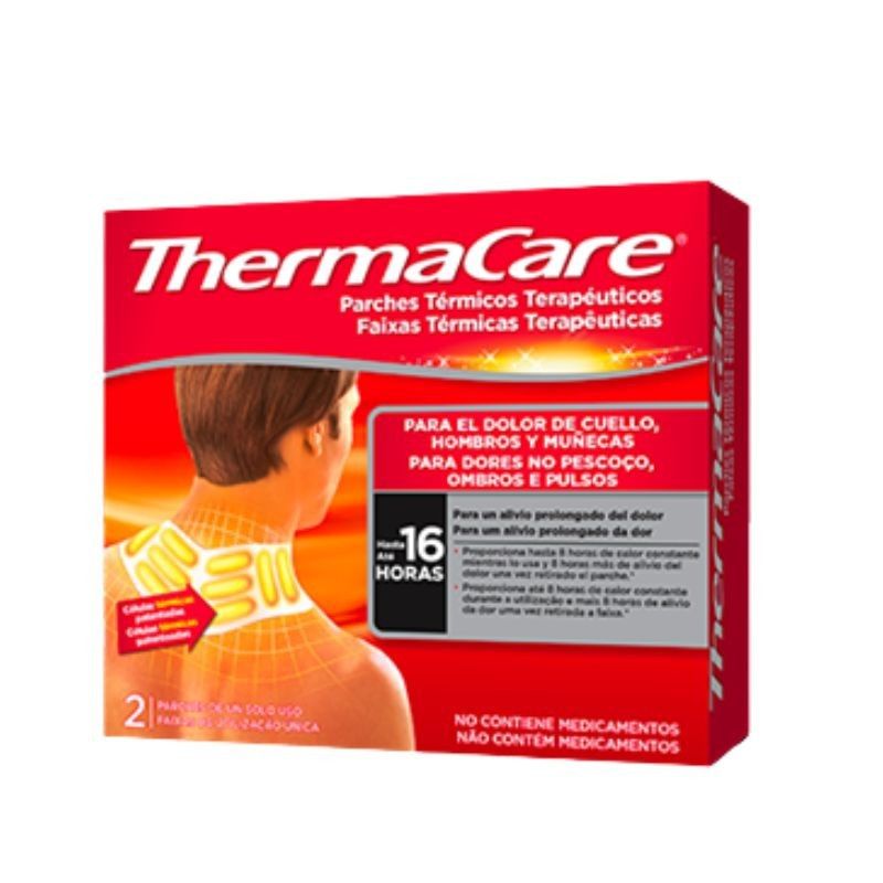 Thermacare Parches Termicos Cuello, Hombros Y Muñecas 2u