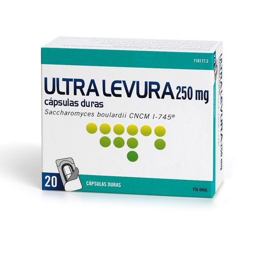Ultralevura 250 Mg 20 Capsulas Blister