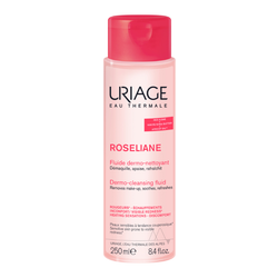 Uriage Roséliane Fluide Dermo‑Nettoyant 250ml | Limpieza suave antirrojeces