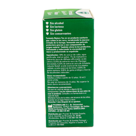 Vicks Fórmula Natura Tos 140ml – Jarabe Natural para Tos Seca y Productiva