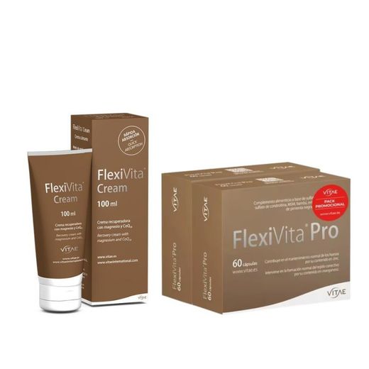 Vitae Pack Flexivita Pro 2x60 capsulas + Crema 100ml