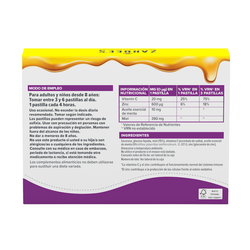 Zarbee’s pastillas Garganta & Inmunidad 24ud con Miel – Alivio de la Garganta